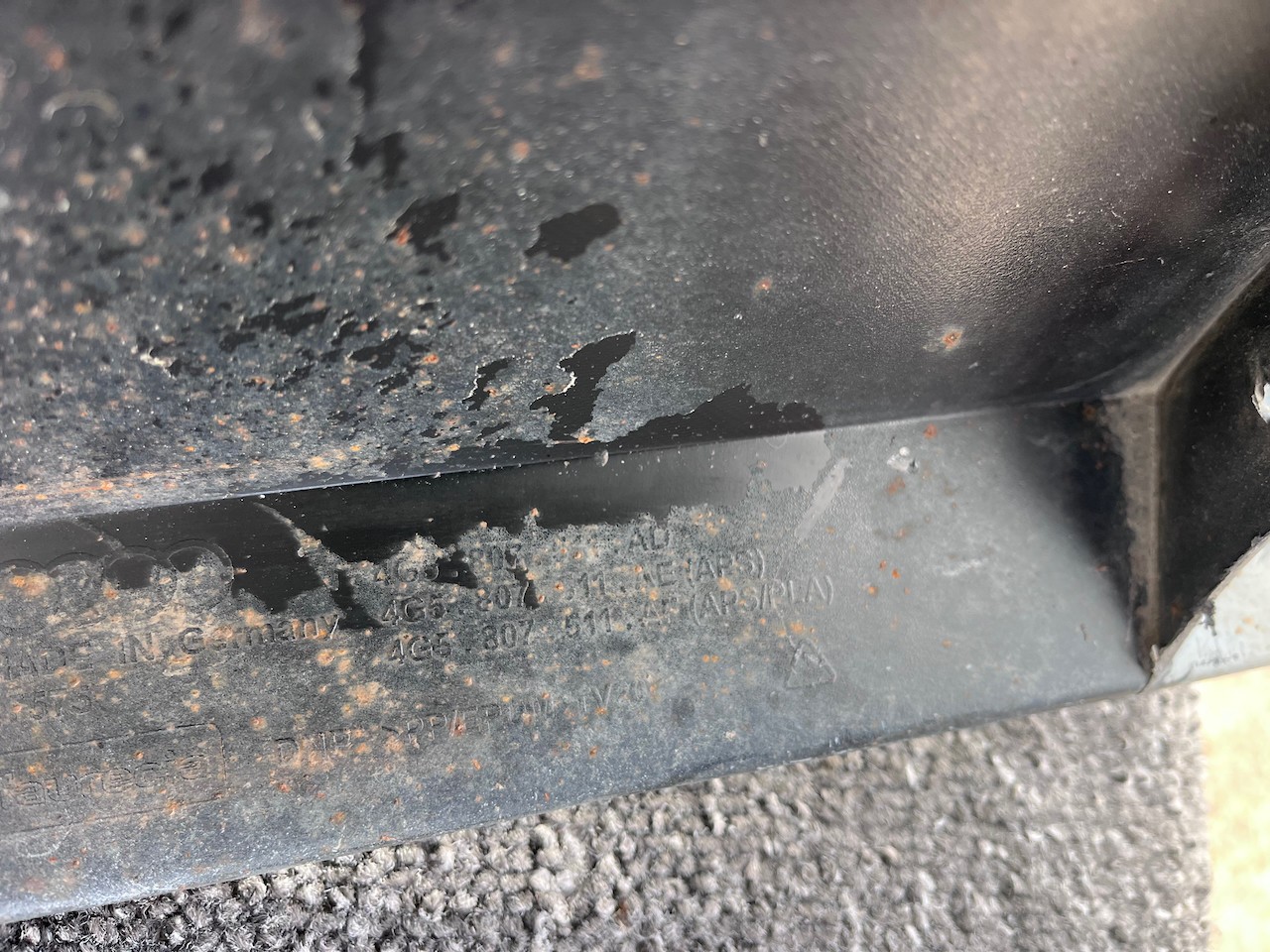 Audi A6 S Line Saloon Only C7 Lift 2015-2018 Rear Bumper 4 Pdc Genuine [a929]