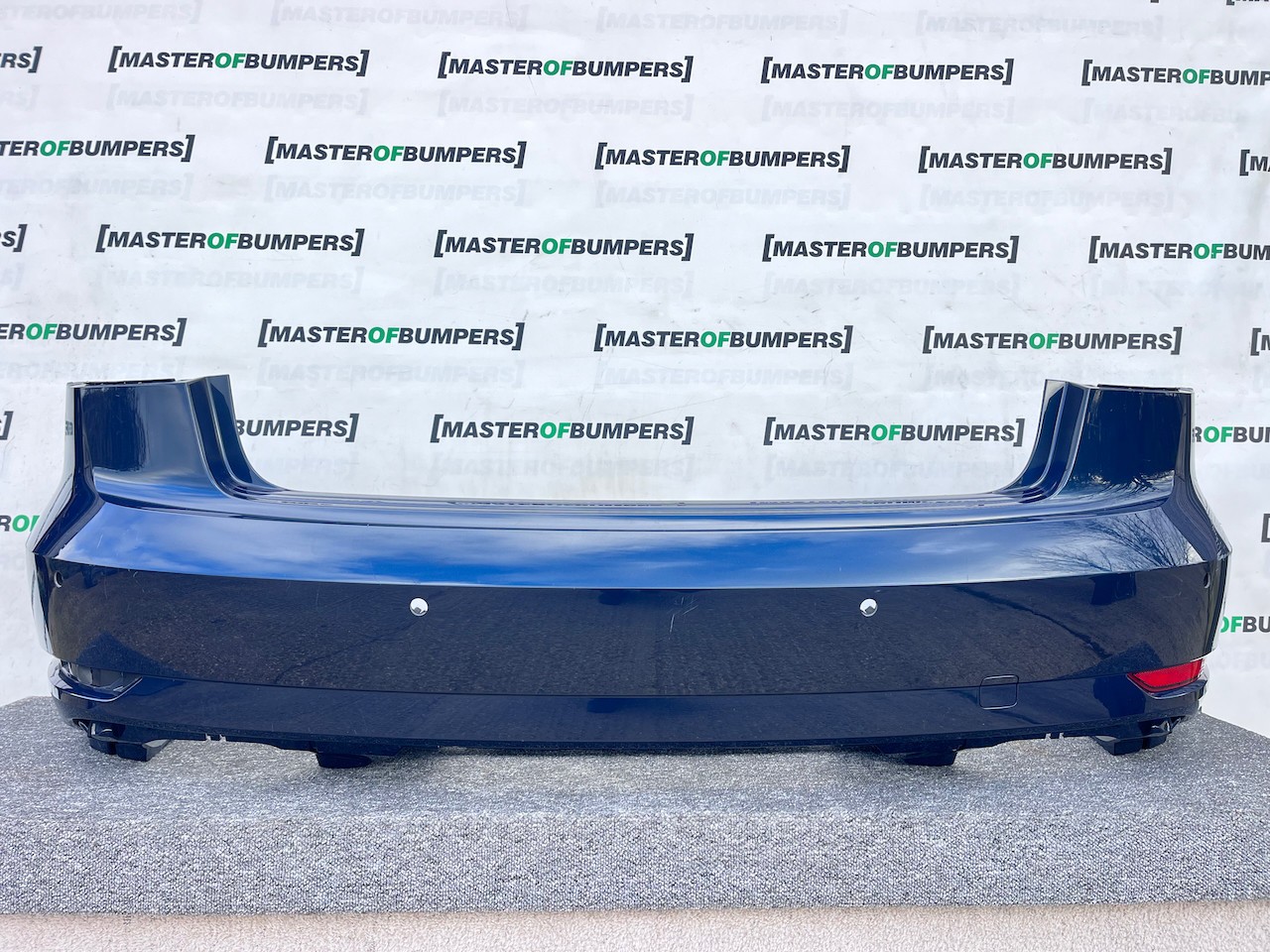 Audi A3 Sport Saloon Only 4 Door 2016-2019 Rear Bumper 4 Pdc Genuine [a940]