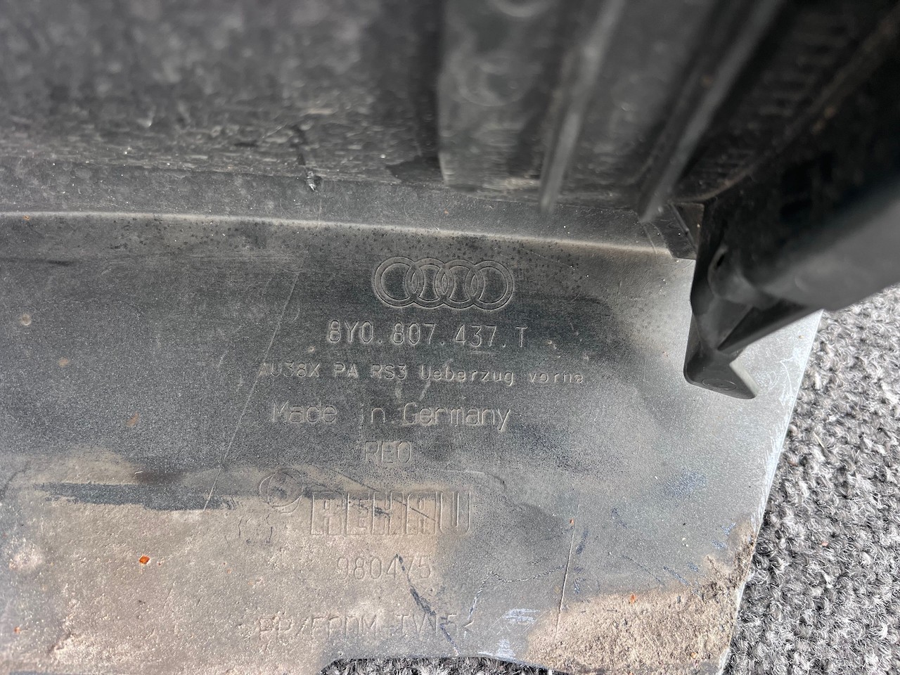 Audi Rs3 8y Hatchback Liuft 2024-on Front Bumper 6 Pdc Genuine [a953]