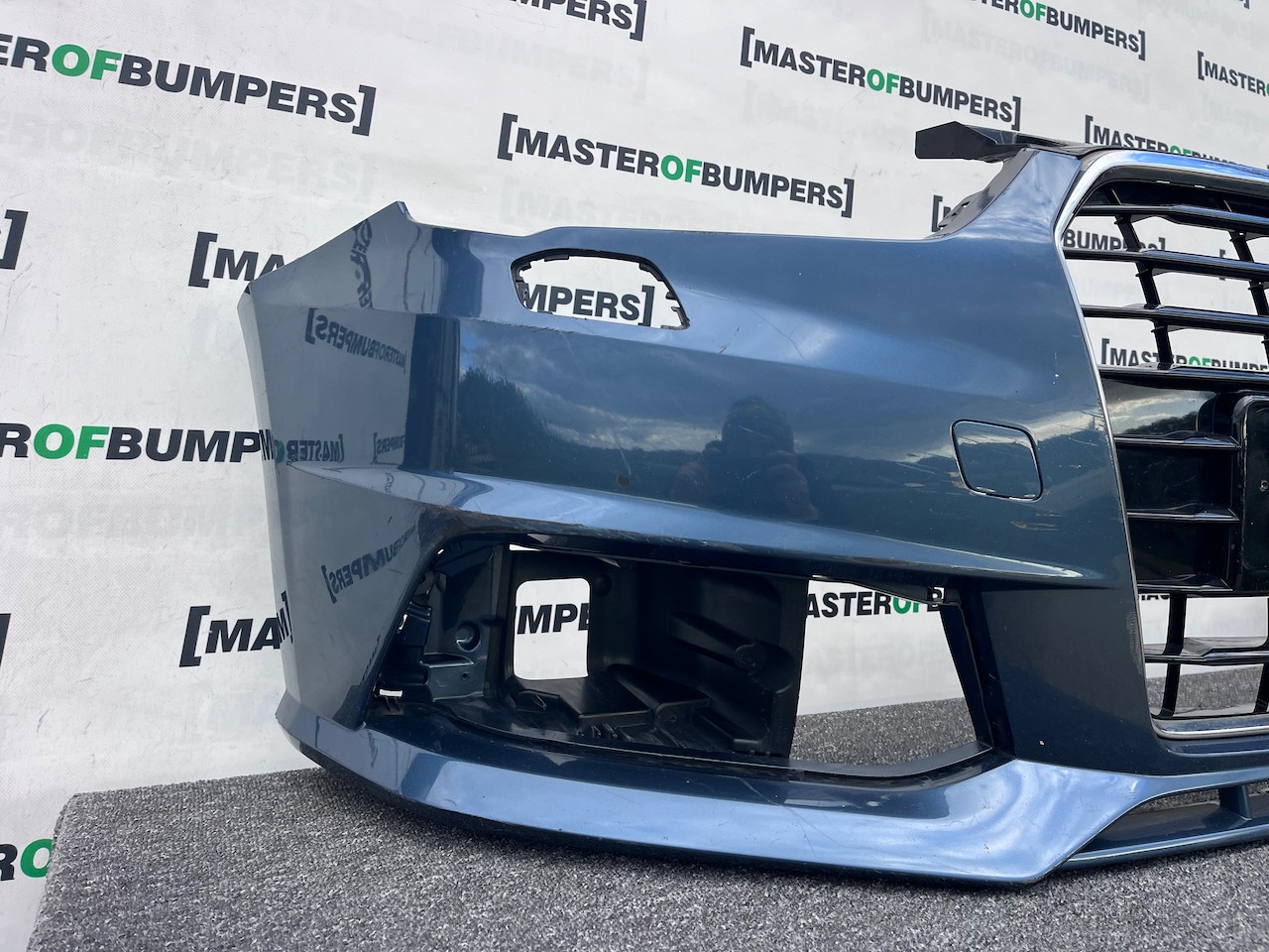 Audi A1 S-line Hatchback Lift 2015-2018 Front Bumper No Pdc Genuine [a961]