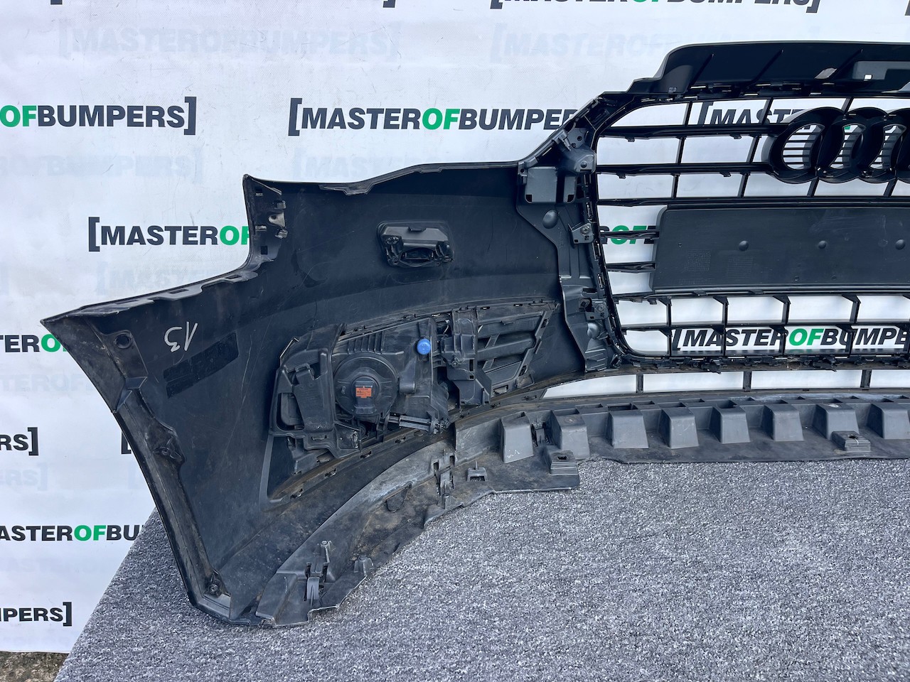 Audi A3 Se Sport Saloon Cabrio 8v 2013-2015 Front Bumper Genuine [a966]