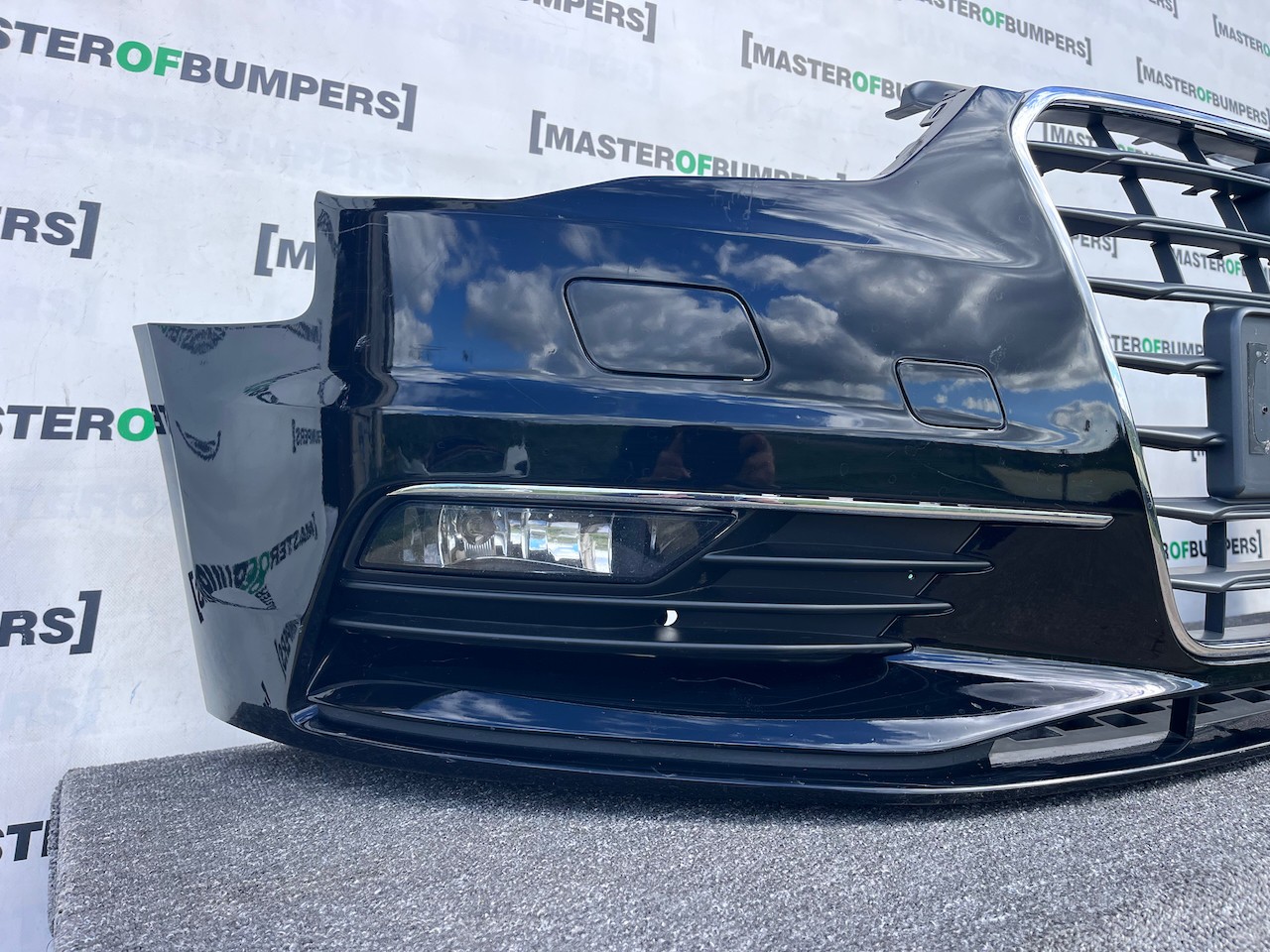 Audi A3 Se Sport Saloon Cabrio 8v 2013-2015 Front Bumper Genuine [a966]