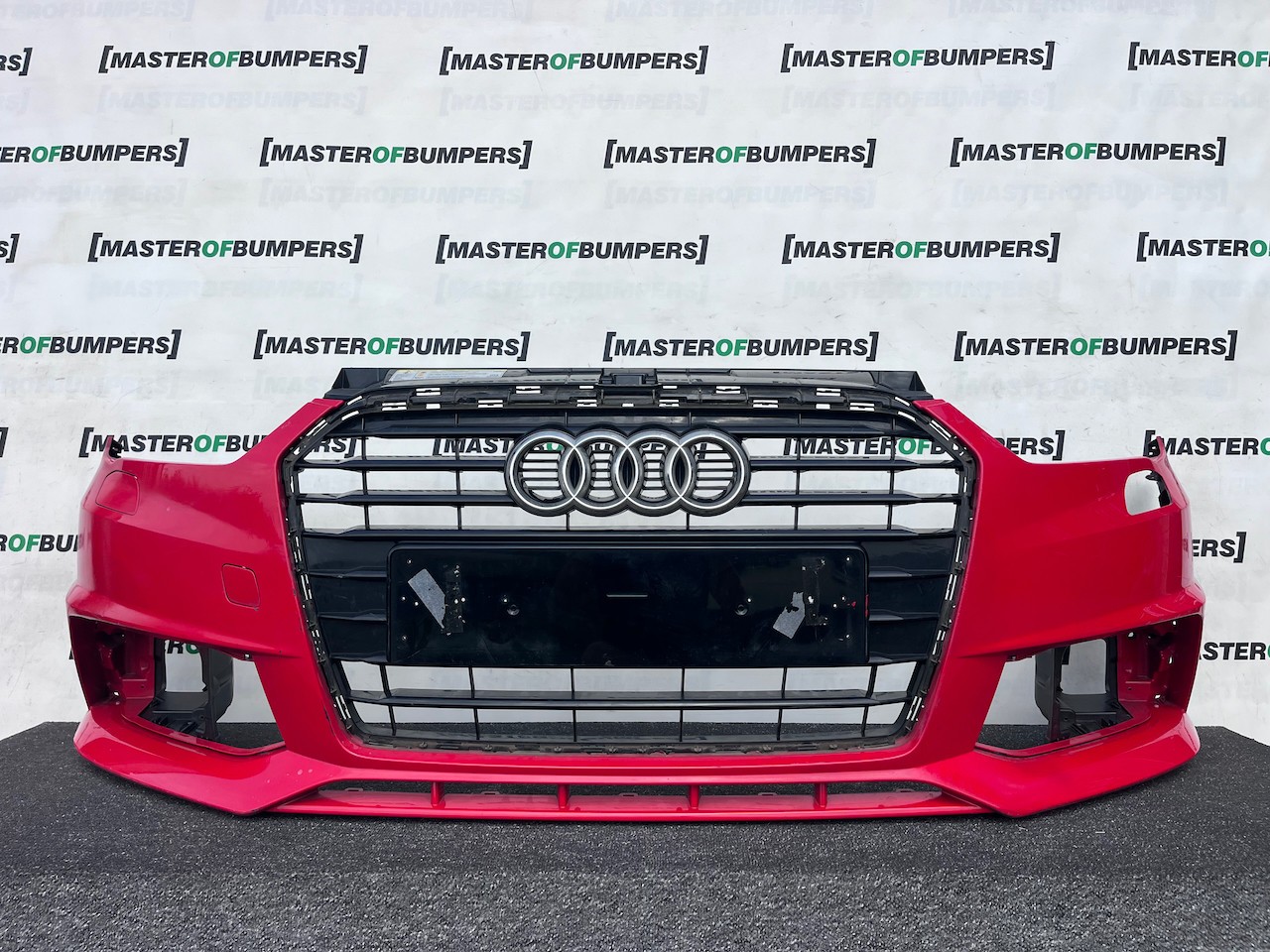 Audi A1 S-line Hatchback Lift 2015-2018 Front Bumper No Pdc Jets Genuine [a2]