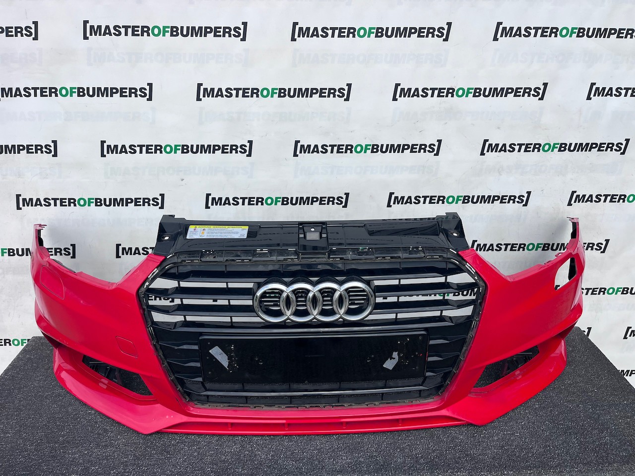 Audi A1 S-line Hatchback Lift 2015-2018 Front Bumper No Pdc Jets Genuine [a2]