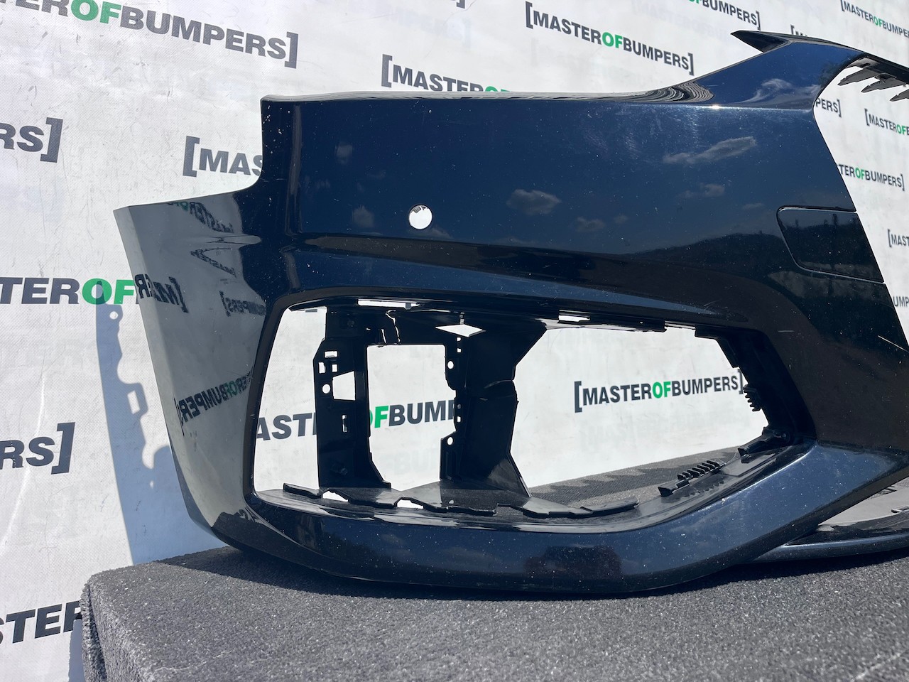 Audi A4 Se Technik B9 Lift Saloon Ava 2019-2023 Front Bumper 4 Pdc Genuine [a35]