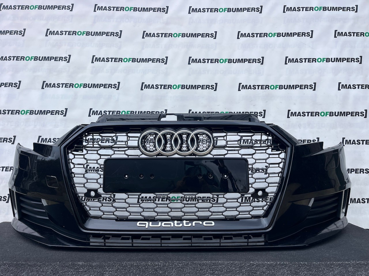 Audi A3 Se Hatchback Lift 2016-2019 Front Bumper No Pdc Jets Genuine [a965]