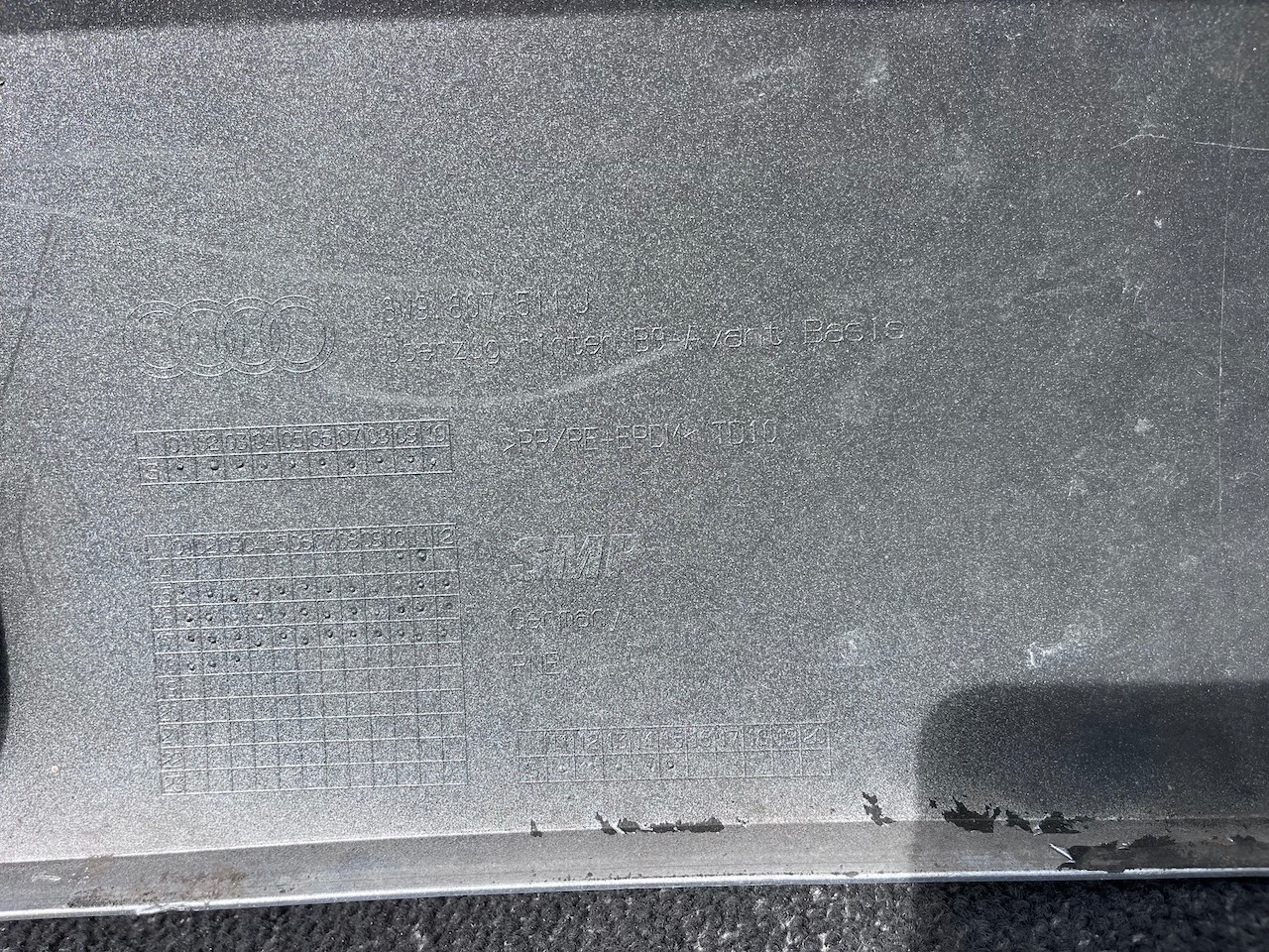 Audi A4 Se Sport Avant Estate B9 2016-2019 Rear Bumper 4 Pdc Genuine [a67]