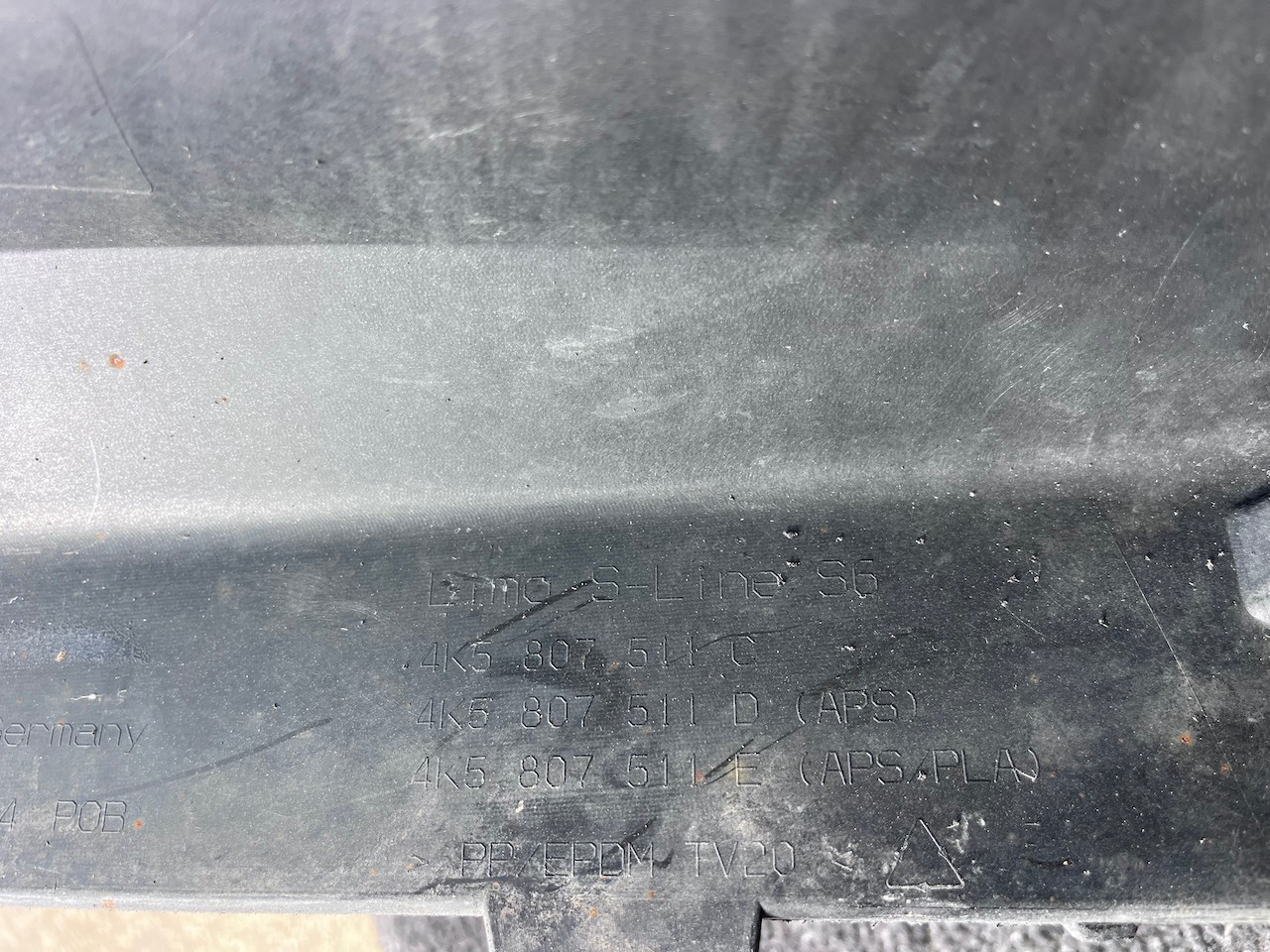 Audi A6 S-line S6 C8 Estate Only 2019-2024 Rear Bumper 6 Pdc Genuine [a71]