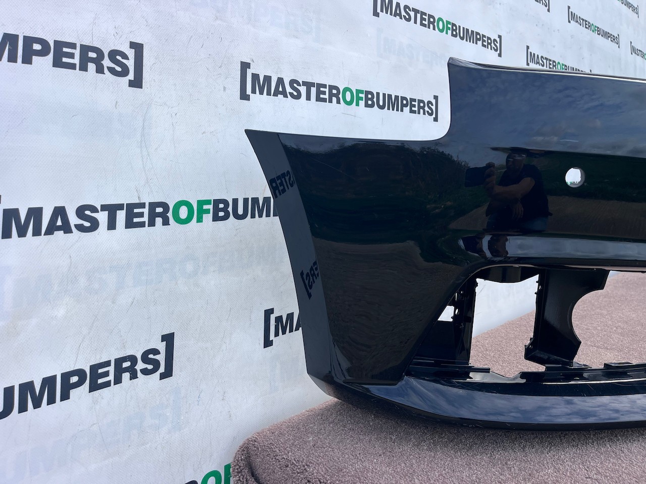 Audi A4 Se Sport Saloon Avant 2016-2018 Front Bumper 4 Pdc No Jets Genuine [a96]
