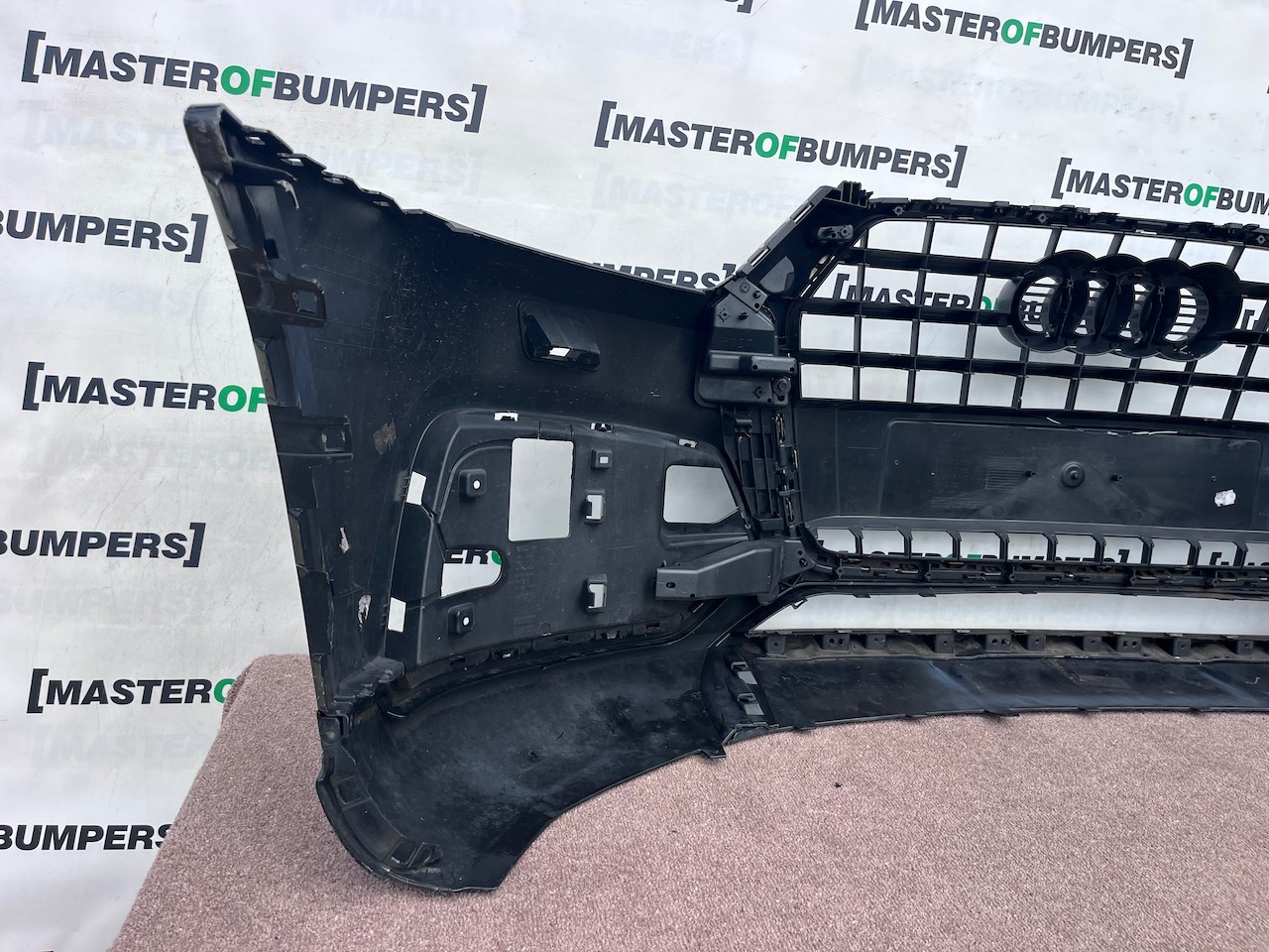Audi Q3 S Line Mk1 Lift 2015-2018 Front Bumper No Pdc Jets Genuine [a112]