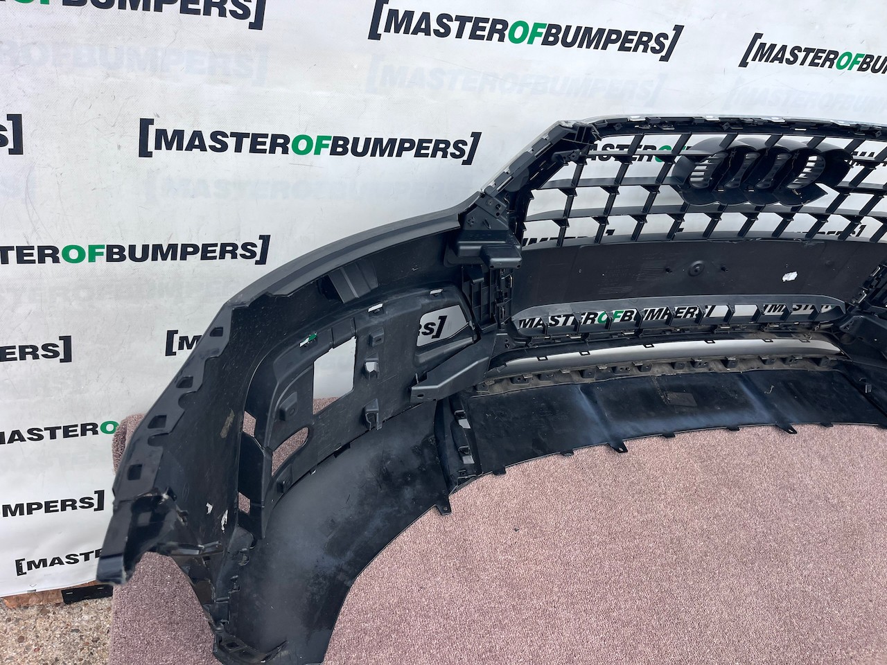 Audi Q3 S Line Mk1 Lift 2015-2018 Front Bumper No Pdc Jets Genuine [a112]