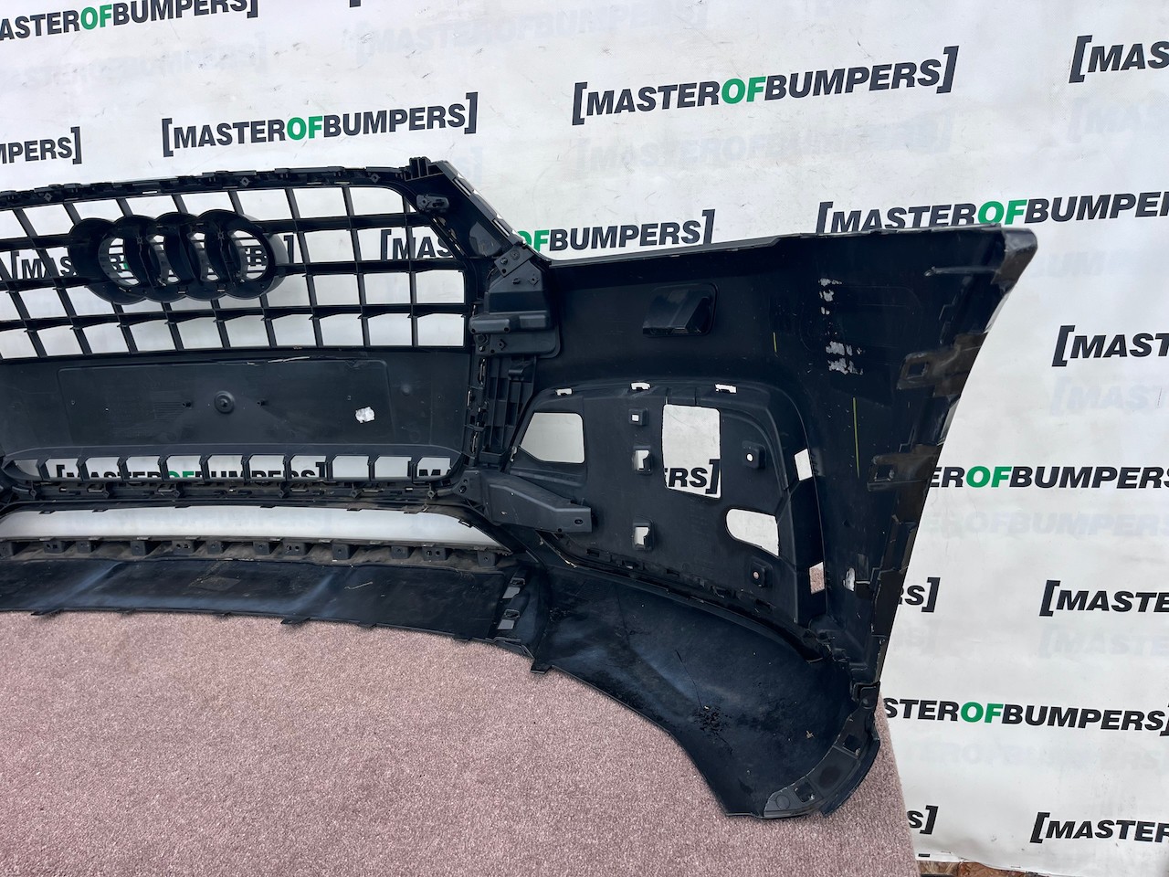 Audi Q3 S Line Mk1 Lift 2015-2018 Front Bumper No Pdc Jets Genuine [a112]