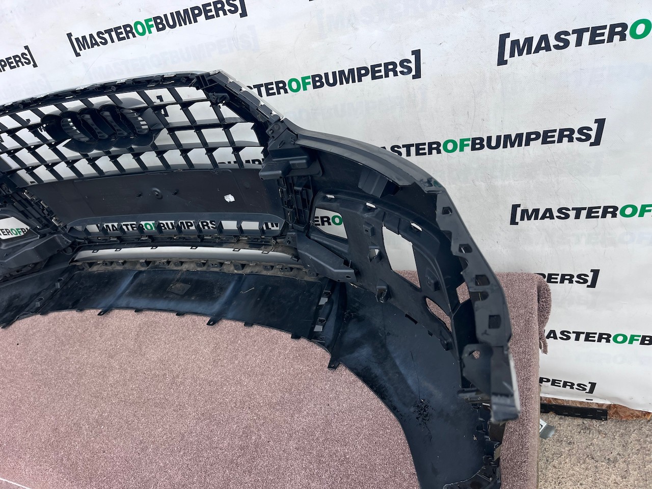 Audi Q3 S Line Mk1 Lift 2015-2018 Front Bumper No Pdc Jets Genuine [a112]
