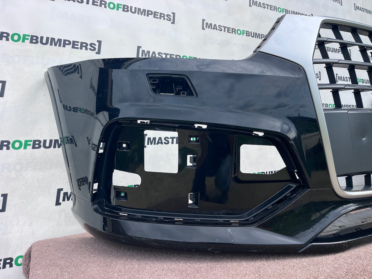 Audi Q3 S Line Mk1 Lift 2015-2018 Front Bumper No Pdc Jets Genuine [a112]