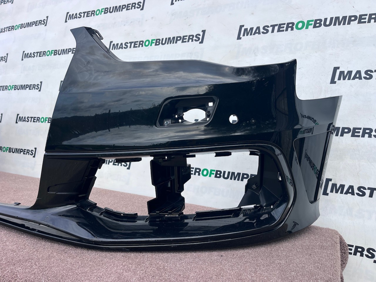 Audi A3 S Line S3 Hatchback 8v 2013-2016 Front Bumper 4 Pdc Jets Genuine [a114]