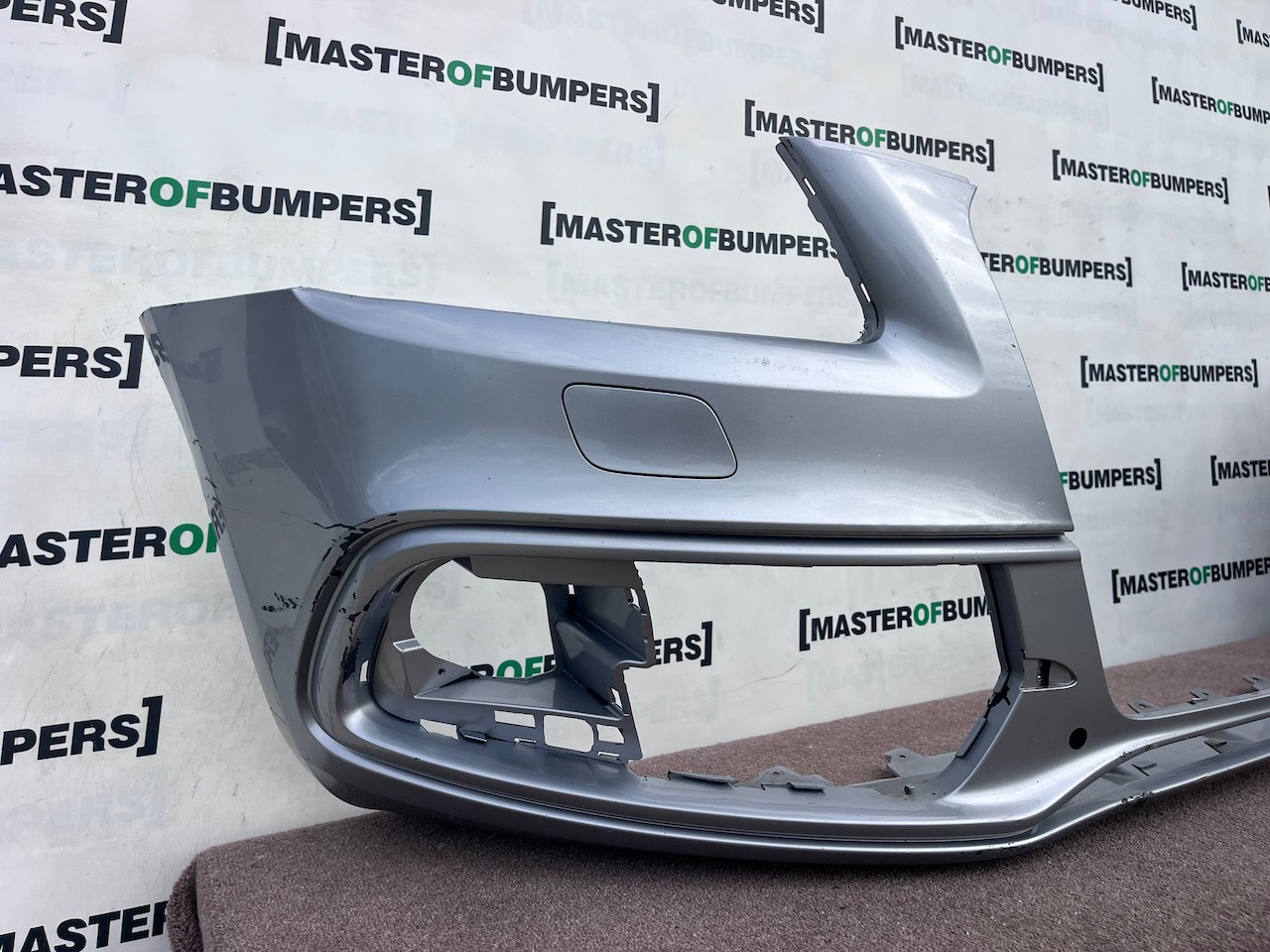 Audi Q5 S-line Suv Mk1 Lift 2012-2016 Front Bumper 4 Pdc Jets Genuine [a121]