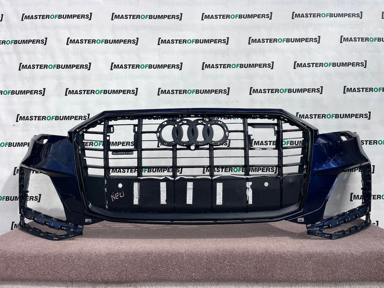 Audi Q7 S Line Suv Face Lift 2019-2023 Front Bumper Skin 6 Pdc Genuine [a120]