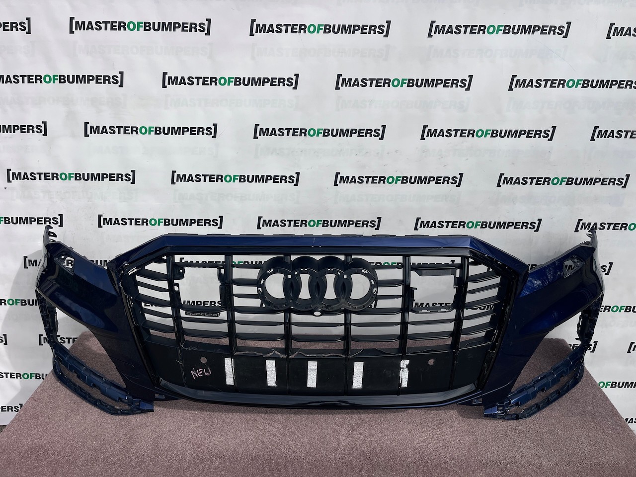 Audi Q7 S Line Suv Face Lift 2019-2023 Front Bumper Skin 6 Pdc Genuine [a120]