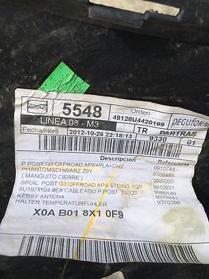 Audi Q3 Offroad 2011-2015 Rear Bumper In Black Complete [a32]