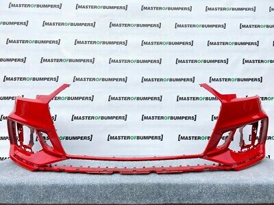 Audi Rs4 B9 Avant 2016-2019 Front Bumper In Red Genuine [a456]
