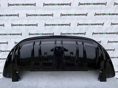 Audi E-tron Gt Rs Etron 2020-on Rear Bumper In Black 4 Pdc Genuine [a981]