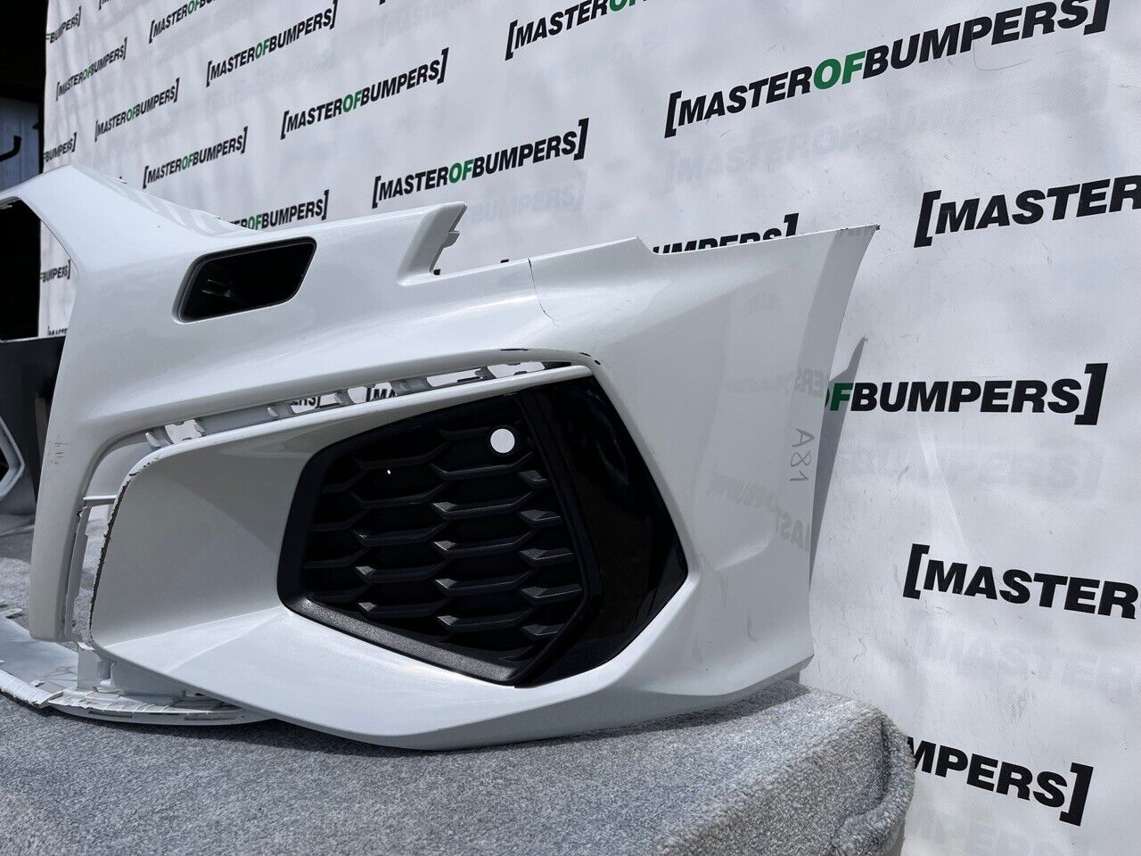 Audi A3 S Line S3 8y Hatchback 2020-on Front Bumper 4 Pdc + Jets Genuine [a81]