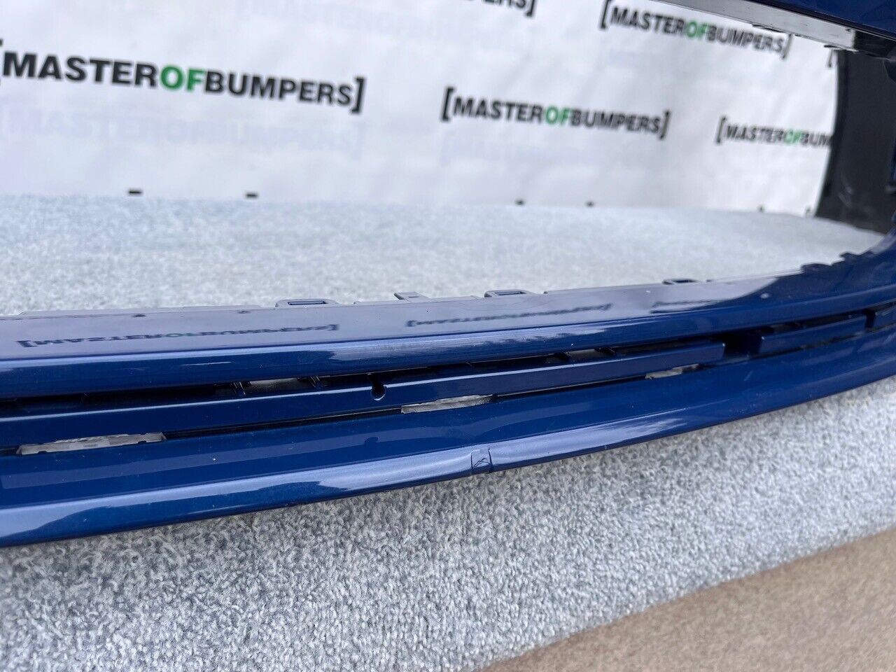 Audi E-tron Gt Rs Etron 2020-on Front Bumper Blue 6 Pdc Genuine [a121]