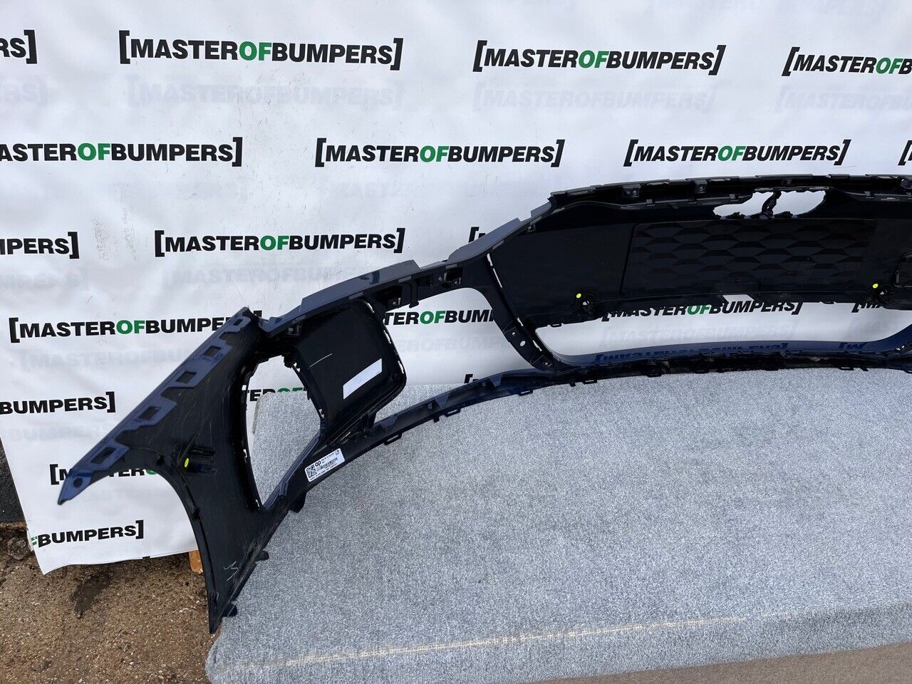 Audi E-tron Gt Rs Etron 2020-on Front Bumper Blue 6 Pdc Genuine [a121]