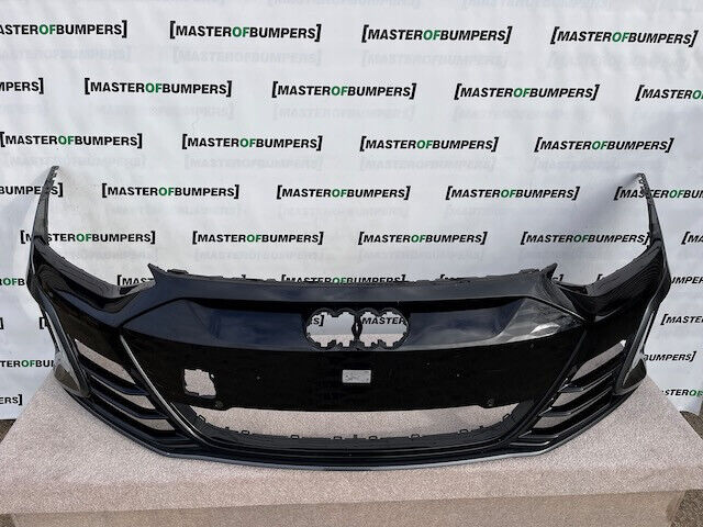 Audi E-tron Gt Rs Etron 2020-on Front Bumper Black/grey Genuine [a273]