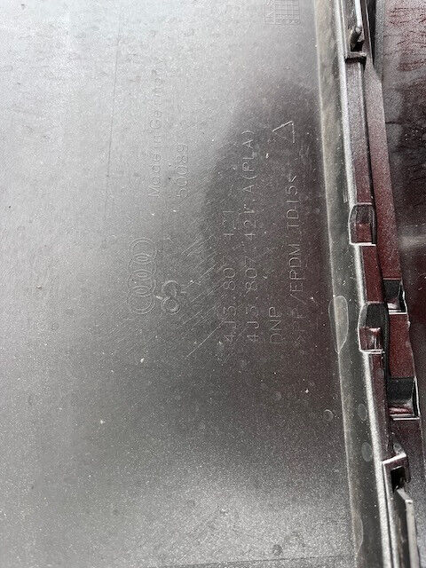 Audi E-tron Gt Rs Etron 2020-on Rear Bumper Grey/black Genuine [a274]