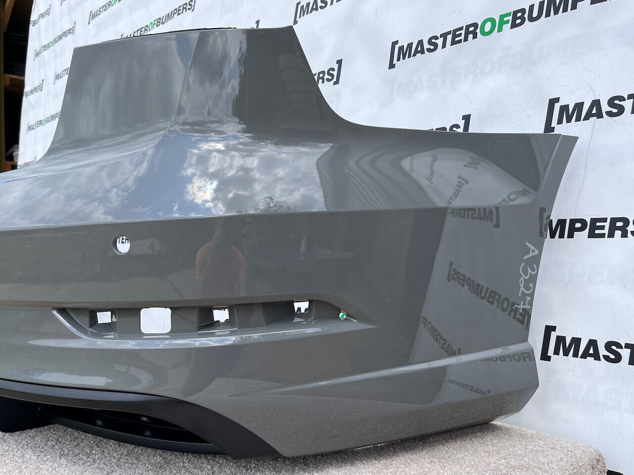 Audi A3 S Line Saloon Cabrio Lift 2016-2019 Rear Bumper 4 Pdc Genuine [a327]