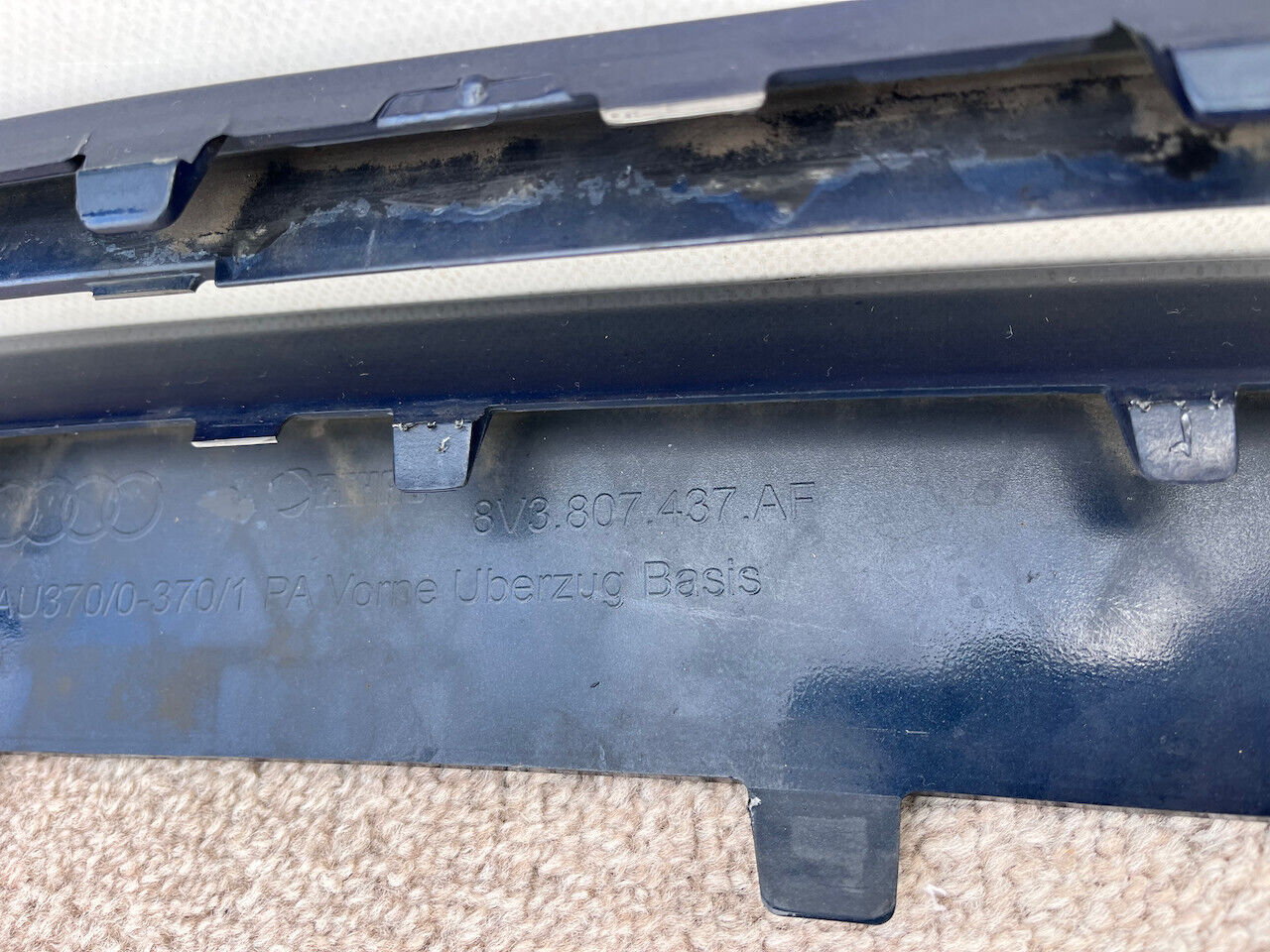 Audi A3 Se Hatchback Face Lift 2016-2019 Front Bumper 4 Pdc Genuine [a728]