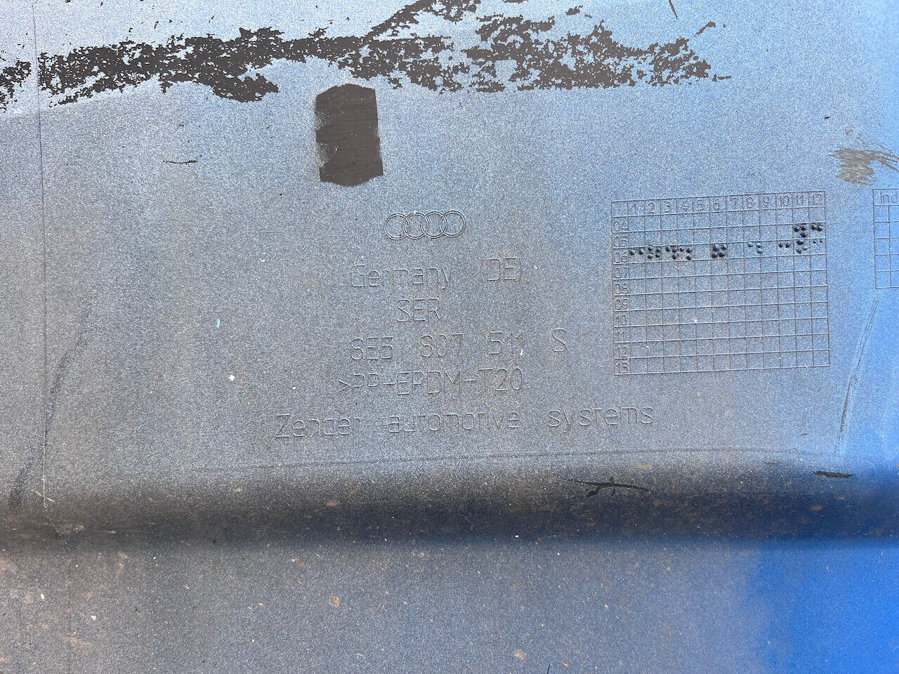 Audi Rs4 Saloon Only B7 2005-2007 Rear Bumper 4 Pdc Genuine [a756]