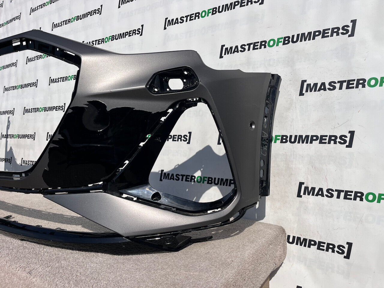 Audi Etron E-tron S Line Suv 2019-2024 Front Bumper 6 Pdc +jets Genuine [a772]