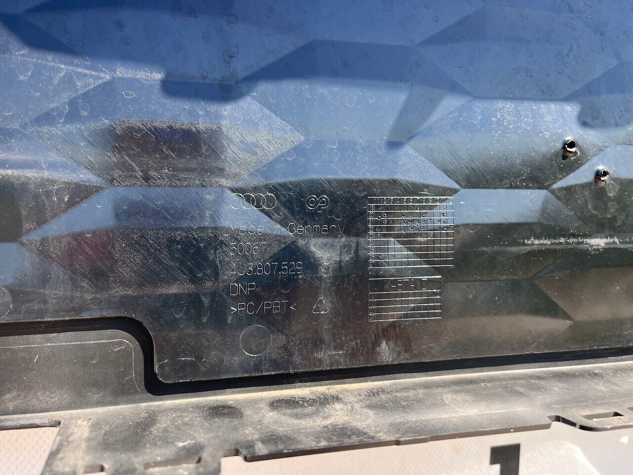 Audi E-tron Gt Rs Etron Limited 2020-2024 Front Bumper 6 Pdc Genuine [a775]