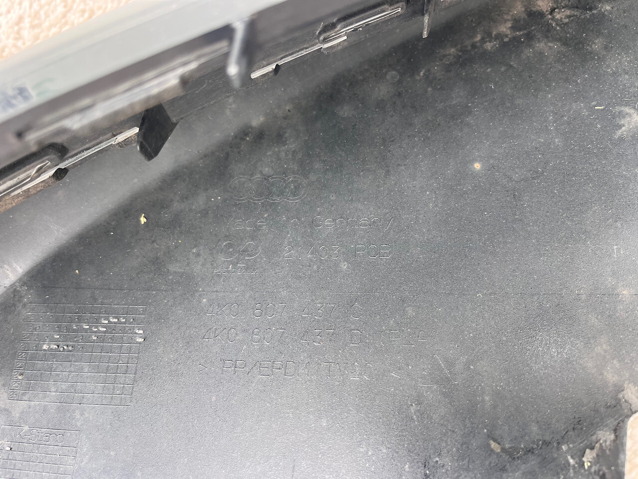 Audi A6 S Line Saloon Estate C8 2019-2023 Front Bumper 4 Pdc +jet Genuine [a792]