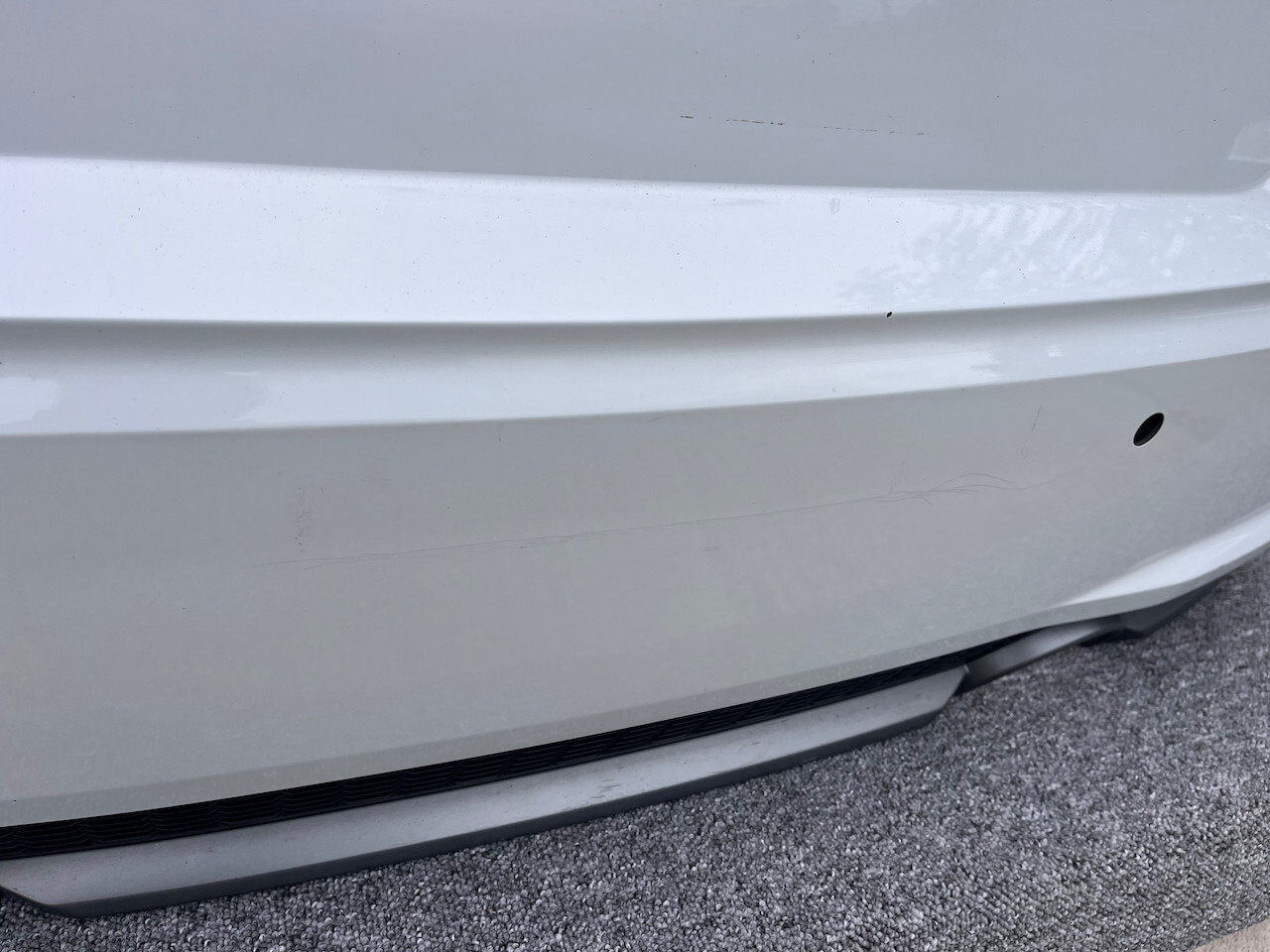 Audi Tt S Line Tts Coupe Cabrio Tfsi 2015-2018 Rear Bumper 4 Pdc Genuine [a807]