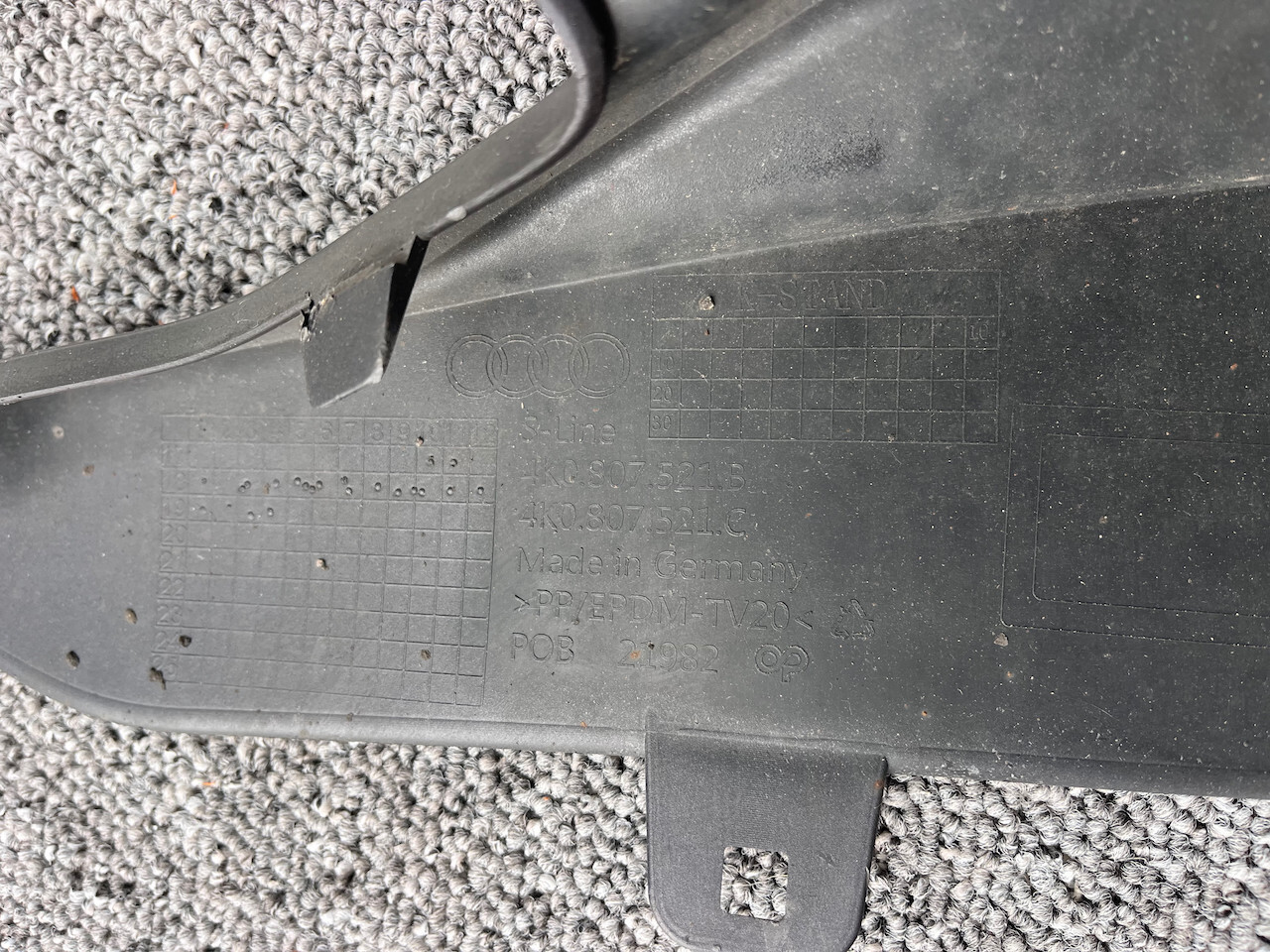 Audi A6 S-line 40 50 C8 Saloon Only 2018-2022 Rear Bumper 4 Pdc Genuine [a803]