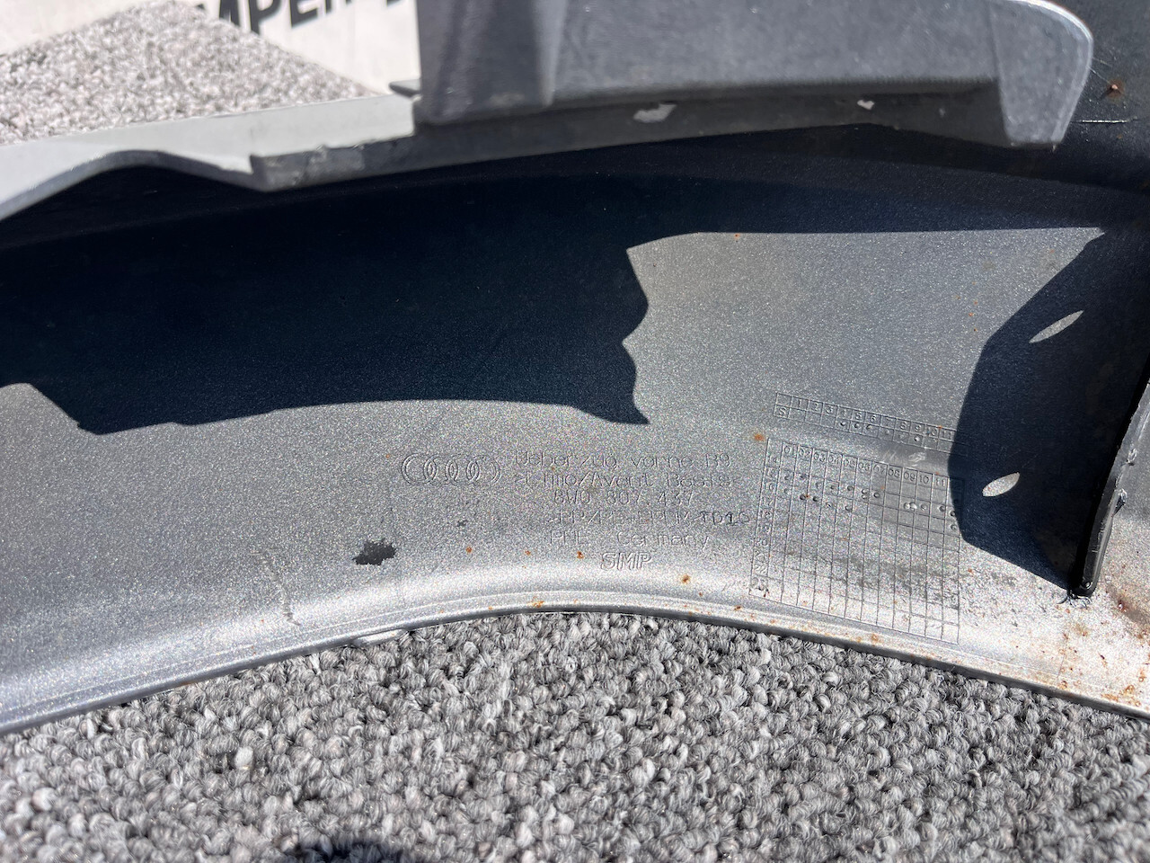 Audi A4 Se Sport B9 Saloon Avant 2016-2018 Front Bumper 4 Pdc Genuine [a834]