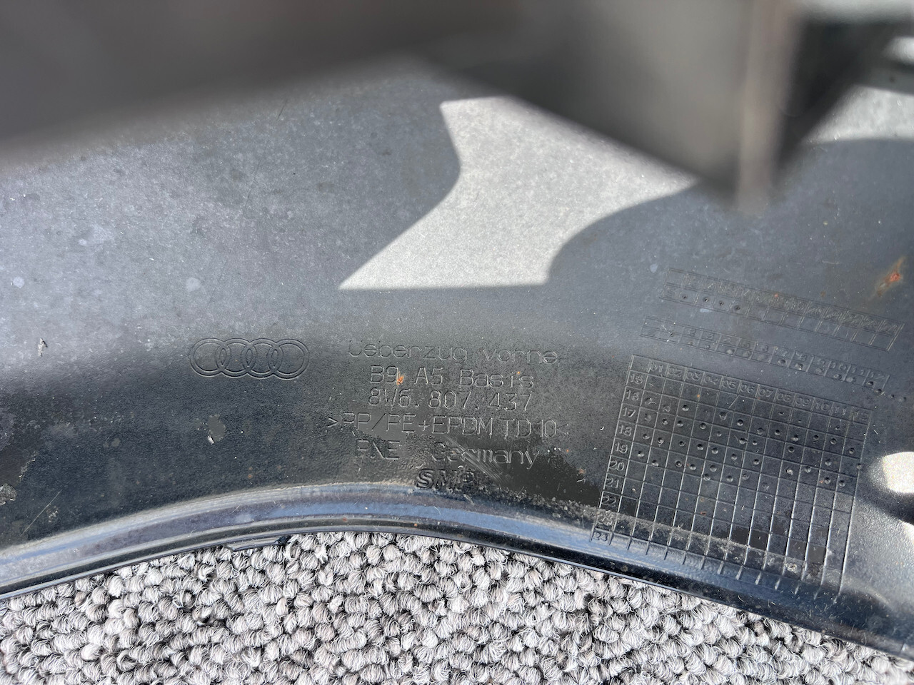 Audi A5 Se Sportback Coupe Cabrio Mk2 2016-2019 Front Bumper 4pdc Genuine [a840]