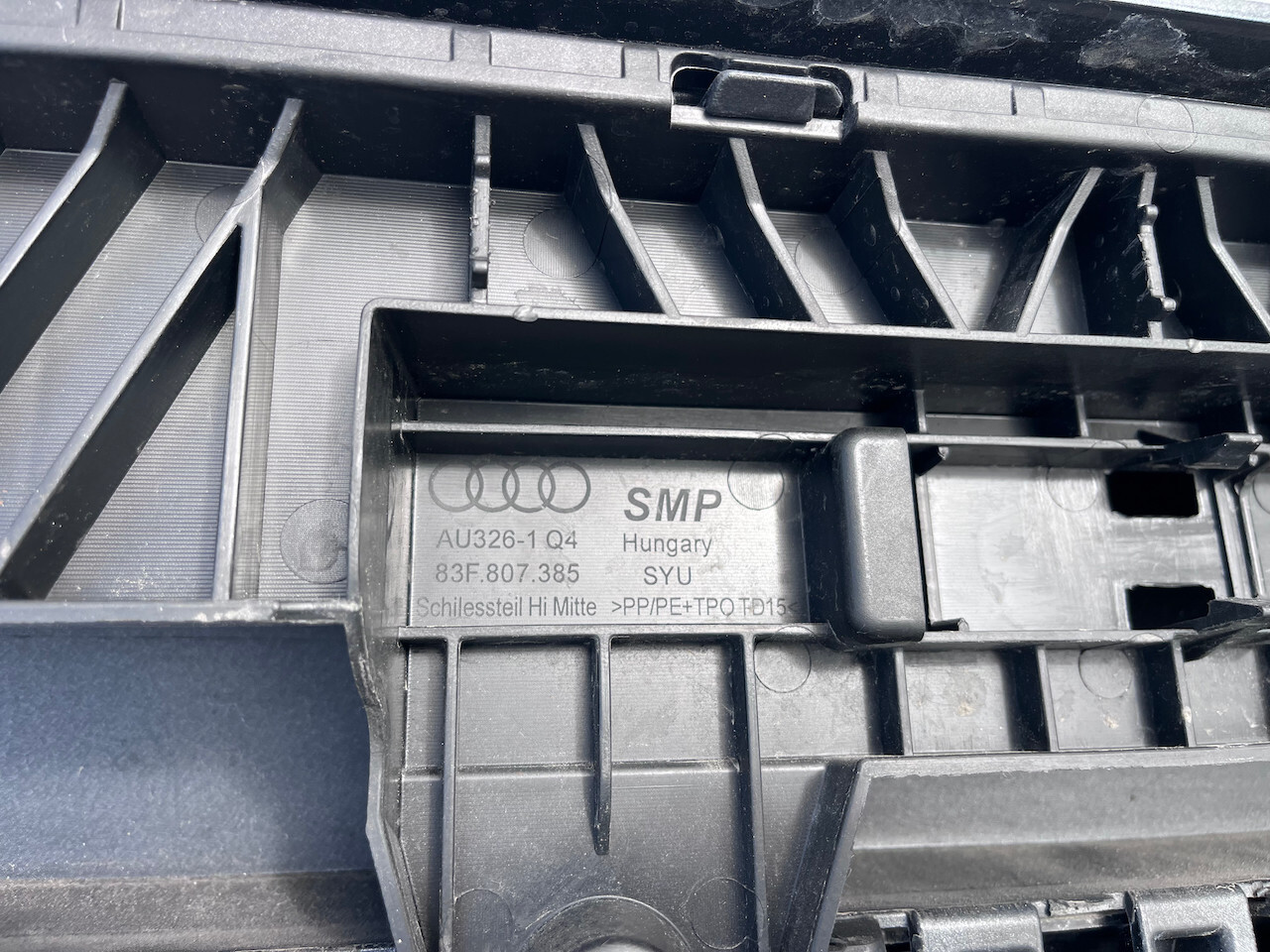 Audi Q3 S Line Sportback Suv 2019-2025 Rear Bumper Grey 4 Pdc Genuine [a864]