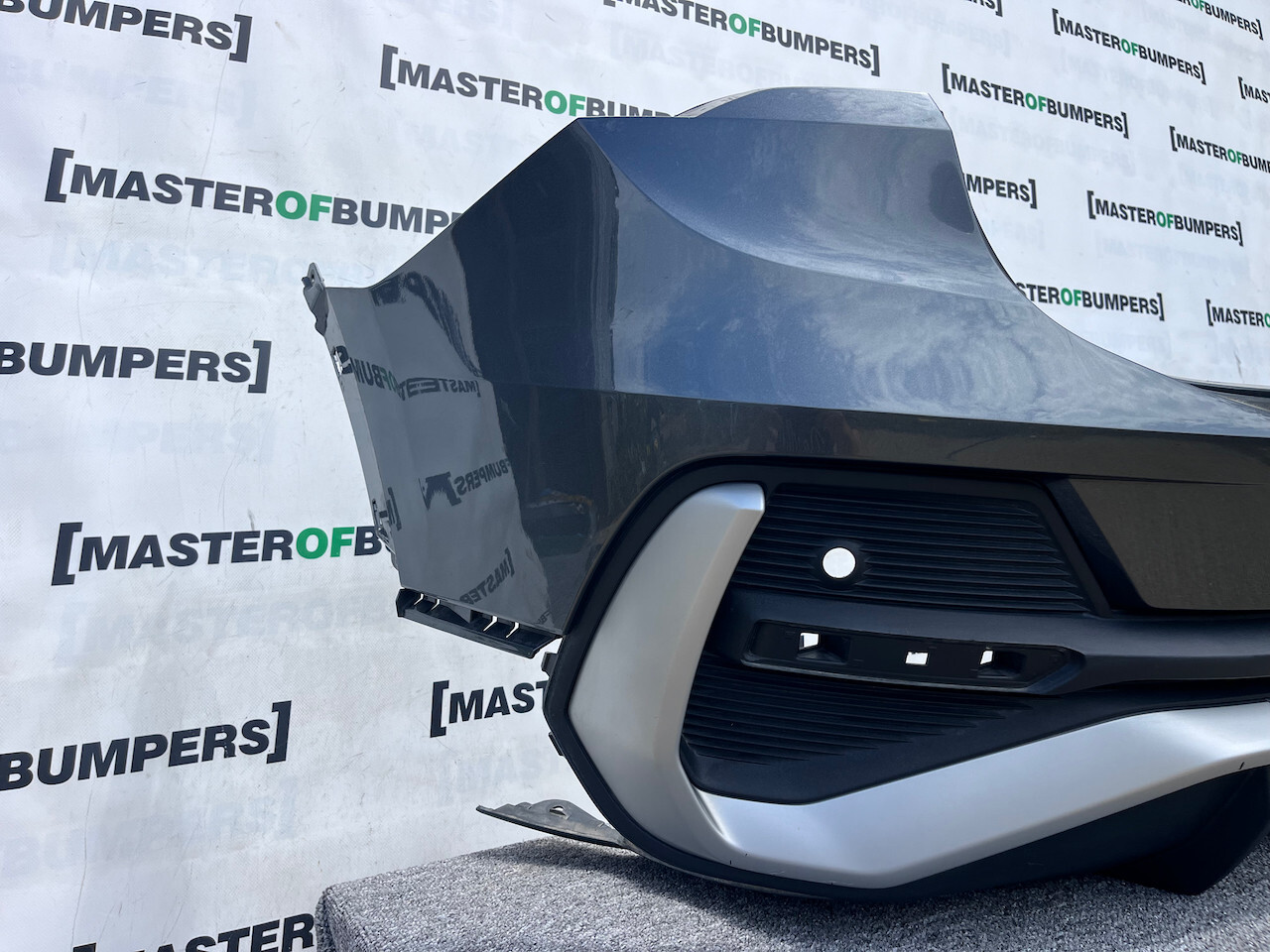 Audi Q3 S Line Sportback Suv 2019-2025 Rear Bumper Grey 4 Pdc Genuine [a864]