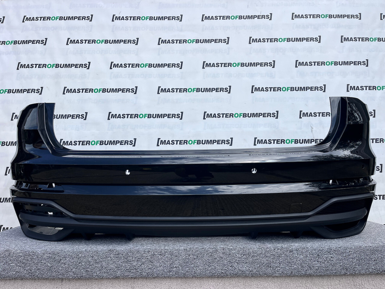 Audi Q3 S Line Black Edition Suv 2019-2025 Rear Bumper Blac 4 Pdc Genuine [a865]