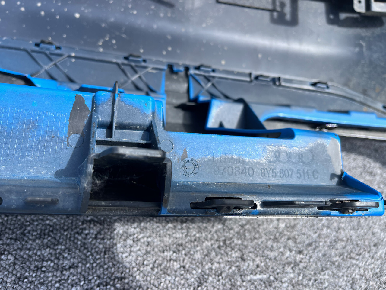 Audi S3 Saloon Cabrio Mk4 2020-2024 Rear Bumper 6 Pdc Genuine [a863]