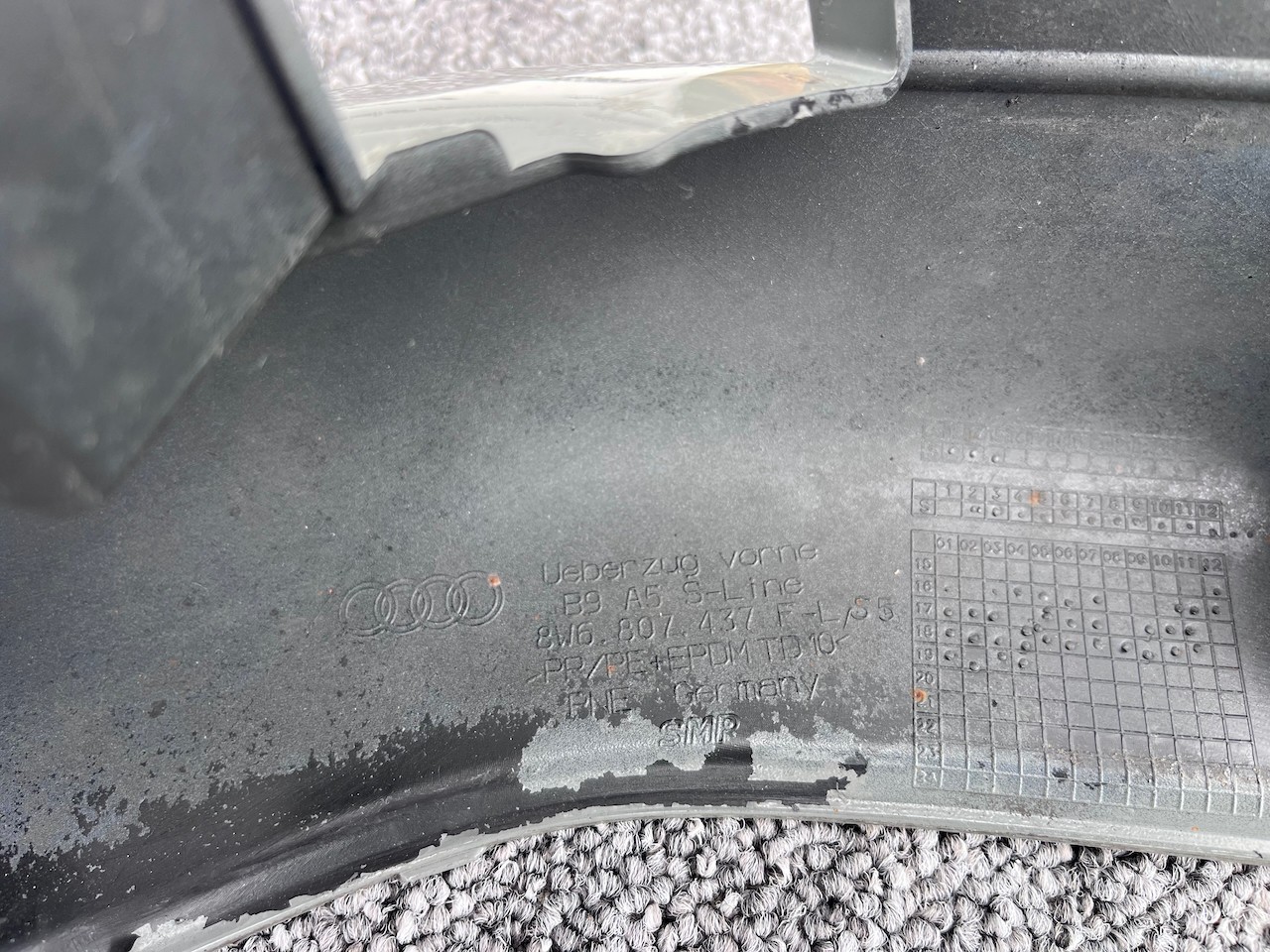 Audi A5 S Line B9 Coupe Cabrio Sportback 2016-2019 Front Bumper Genuine [a894]