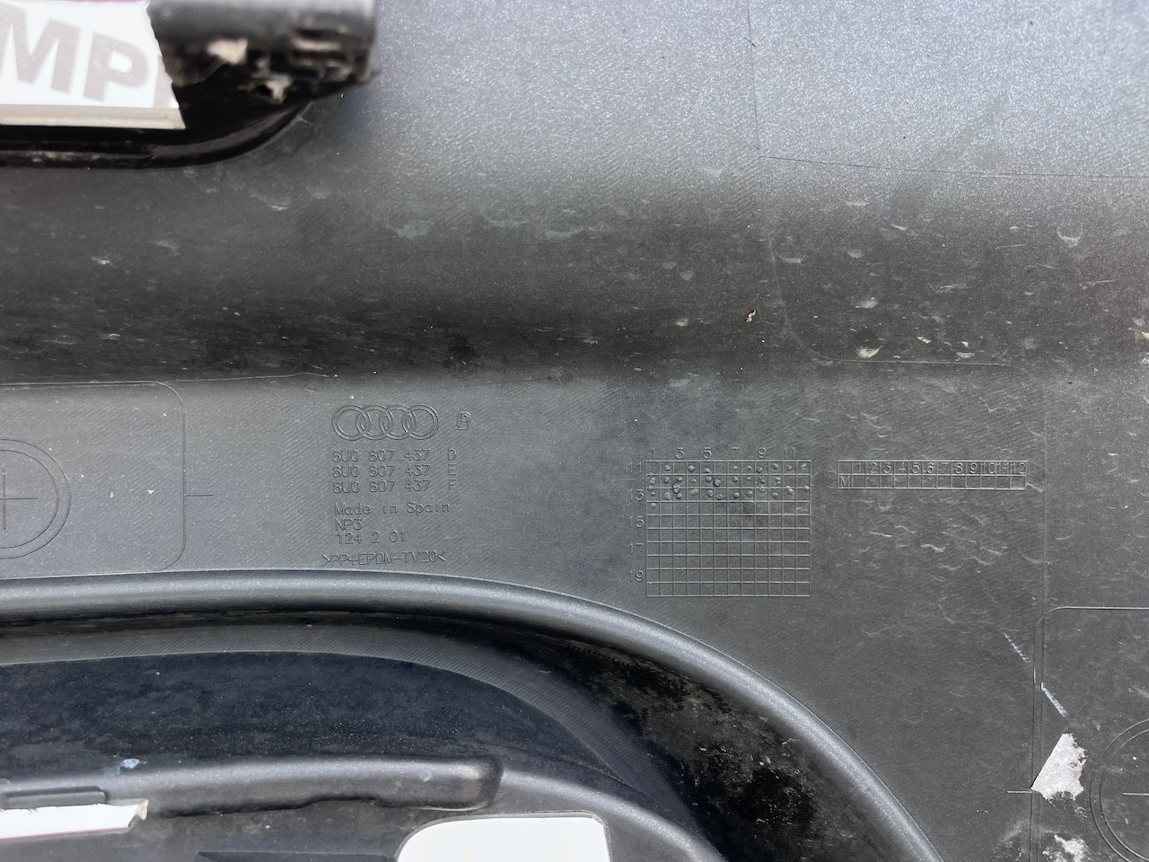 Audi Q3 S-line Suv 2011-2014 Front Bumper No Pdc Genuine [a806]