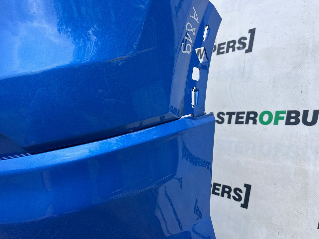 Audi Q2 S Line Mpv 2016-2019 Rear Bumper Blue W/diffuser 4 Pdc Genuine [a819]