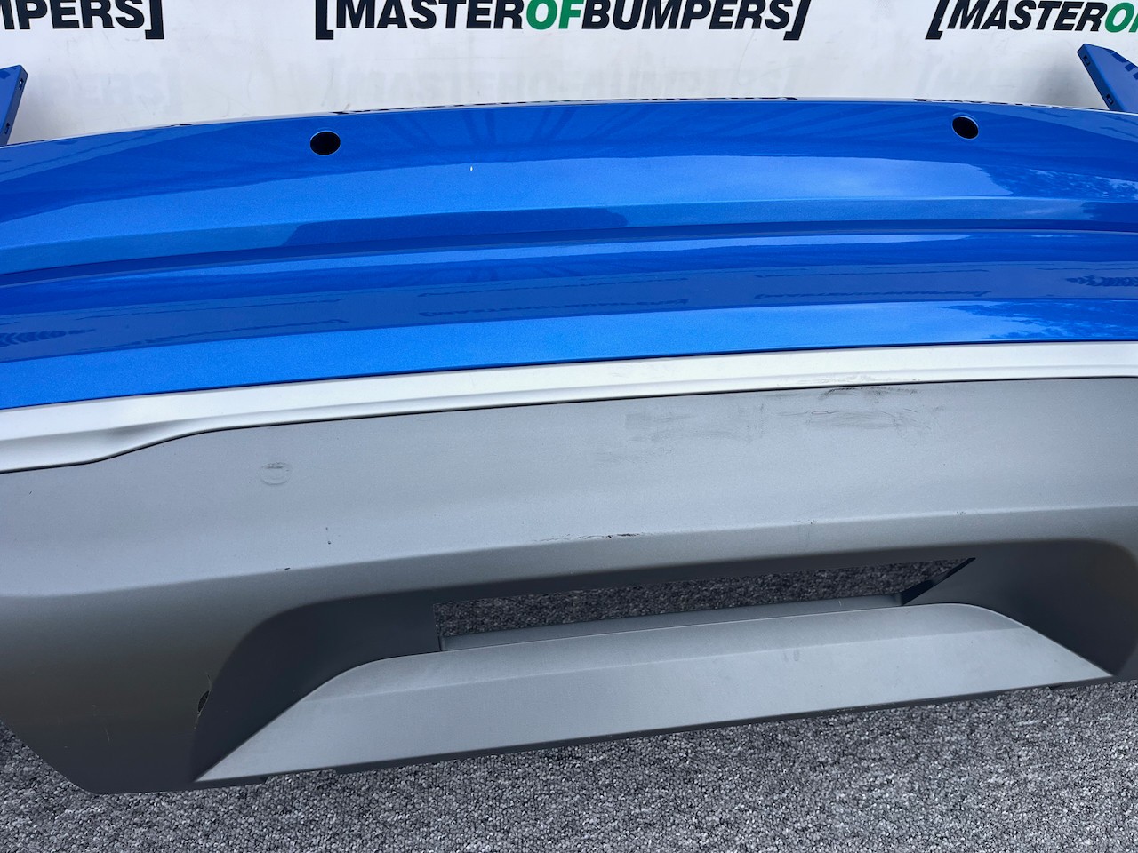 Audi Q2 S Line Mpv 2016-2019 Rear Bumper Blue W/diffuser 4 Pdc Genuine [a819]