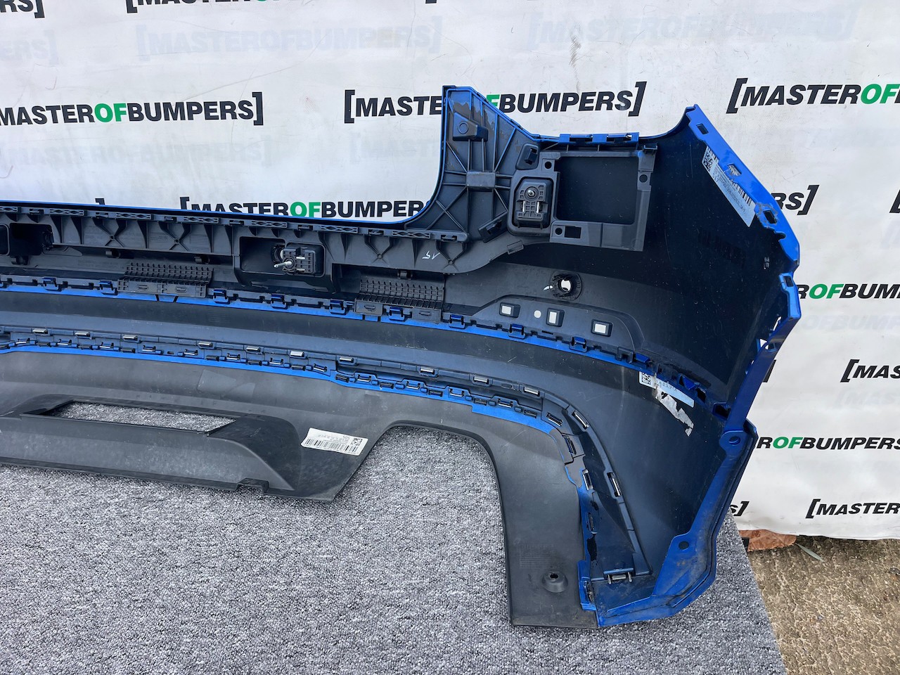 Audi Q2 S Line Mpv 2016-2019 Rear Bumper Blue W/diffuser 4 Pdc Genuine [a819]