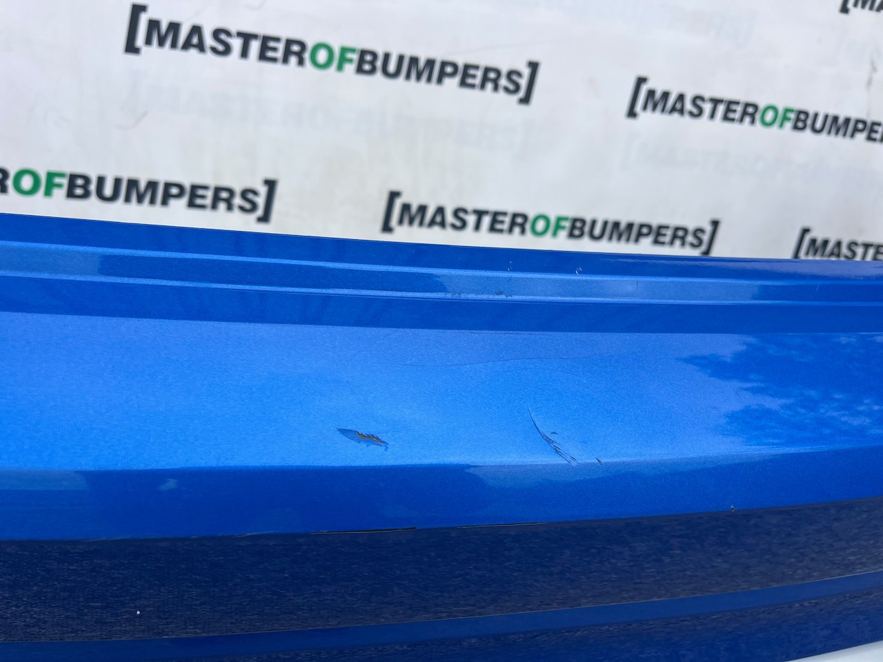 Audi Q2 S Line Mpv 2016-2019 Rear Bumper Blue W/diffuser 4 Pdc Genuine [a819]